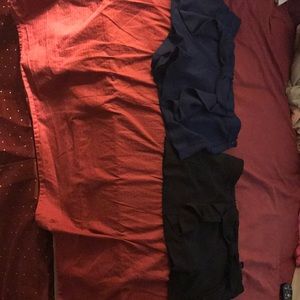 Shorts with a bow up front